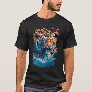 Camiseta Tigre na Água - Presente perfeito para o amante do