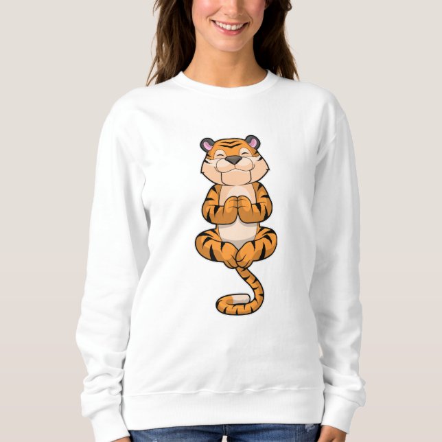 Camiseta Tigre na Malhação de Yoga (Frente)