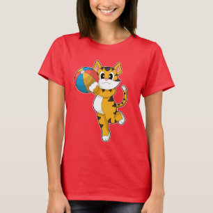 Camiseta Tigre Natação Pólo aquático Verão