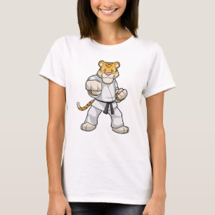 Camiseta Tigre no Karate das Artes Marciais