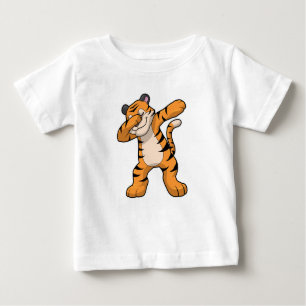 Camiseta Tigre no Separador Dança Hip Hop