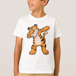 Camiseta Tigre no Separador Dança Hip Hop