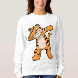 Camiseta Tigre no Separador Dança Hip Hop