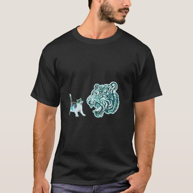 Camiseta Tigre o rei da selva e dos animais (Frente)
