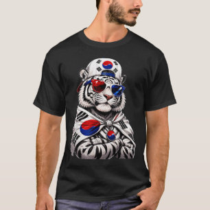 Camiseta Tigre Orgulho Nacional da Coreia do Sul
