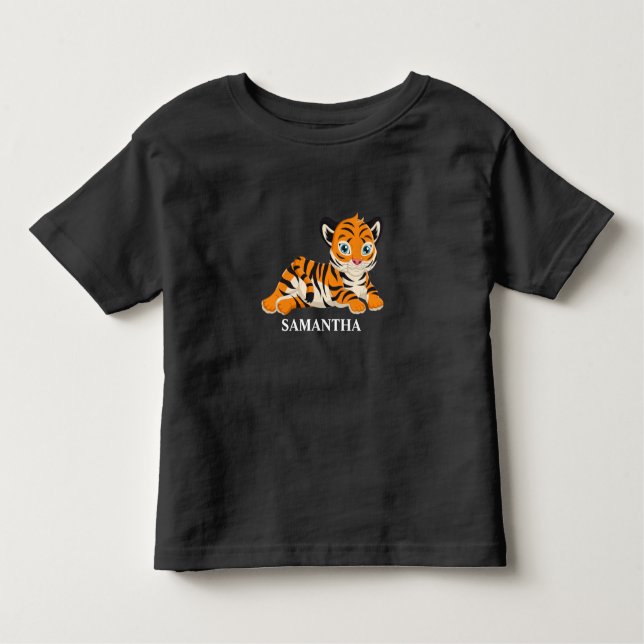Camiseta Tigre para bebês (Frente)
