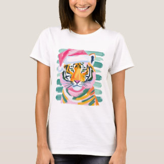 Camiseta Tigre para o Natal.