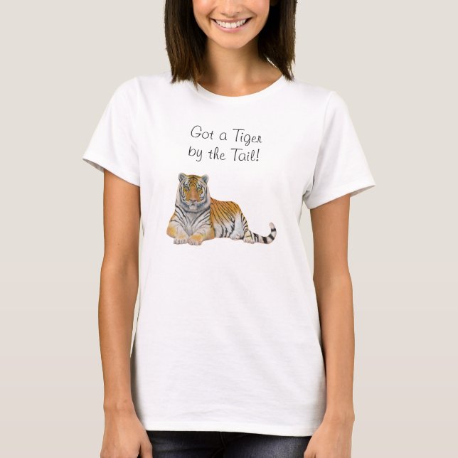 Camiseta Tigre pela Cauda (Frente)