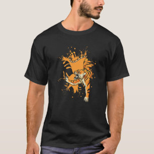 Camiseta Tigre Predador Deserto Vida Selvagem Grande Gato S
