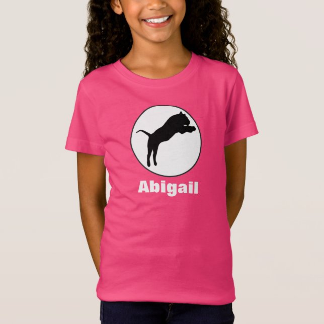 Camiseta Tigre Preto Desenhado em Círculo Branco (Frente)