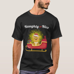 Camiseta Tigre Que Corresponde À Família Ou À Bela, Xmas Gi