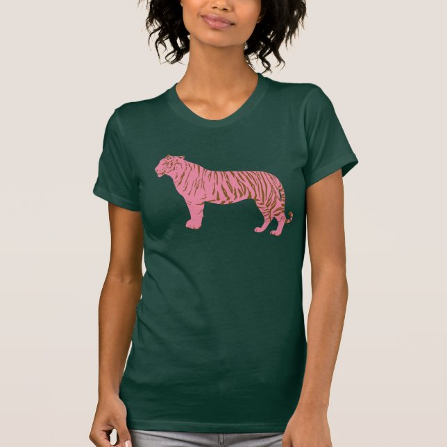Camiseta Tigre Rosa Simples (Frente)