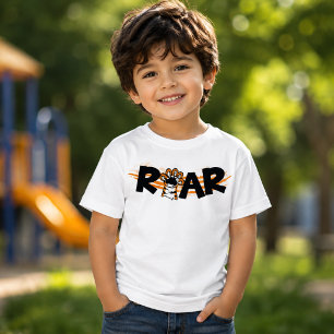 Camiseta Tigre Rugindo – Animal Selvagem Ousado