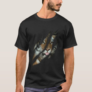 Camiseta Tigre Safari Animal Gato
