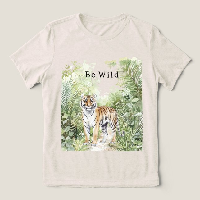 Camiseta Tigre Selva Be Wild (Design frontal)