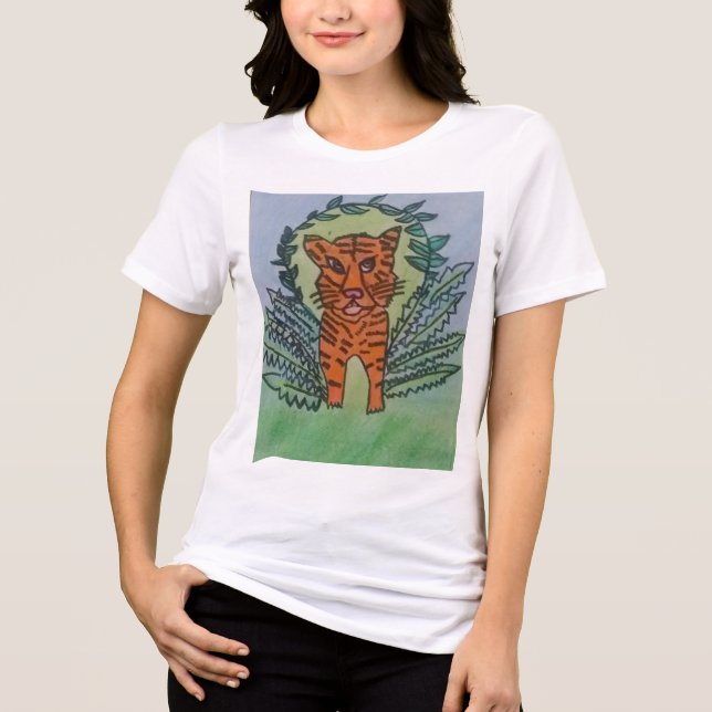 Camiseta tigre selvagem (Frente)
