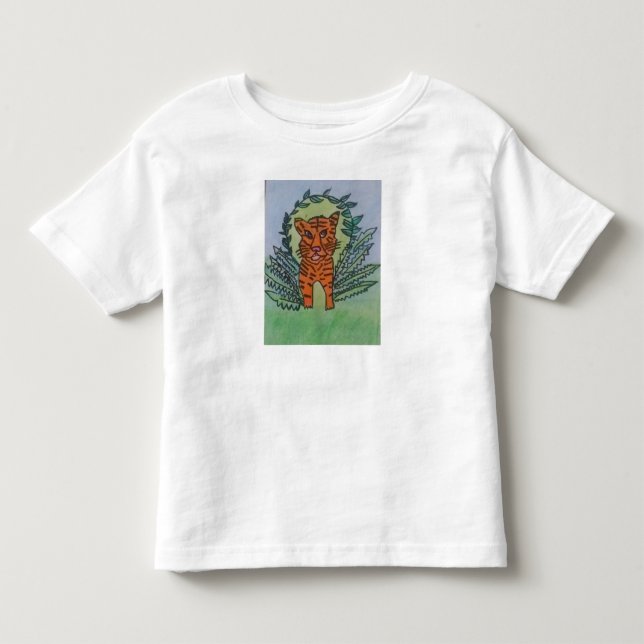 Camiseta tigre selvagem (Frente)