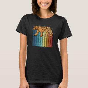Camiseta Tigre Siberiano Rei do Gato Grande Retro Gato Selv