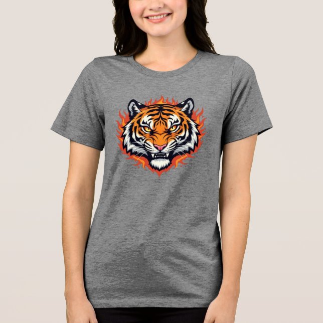 Camiseta Tigre Silencioso – Precisão e Poder (Frente)