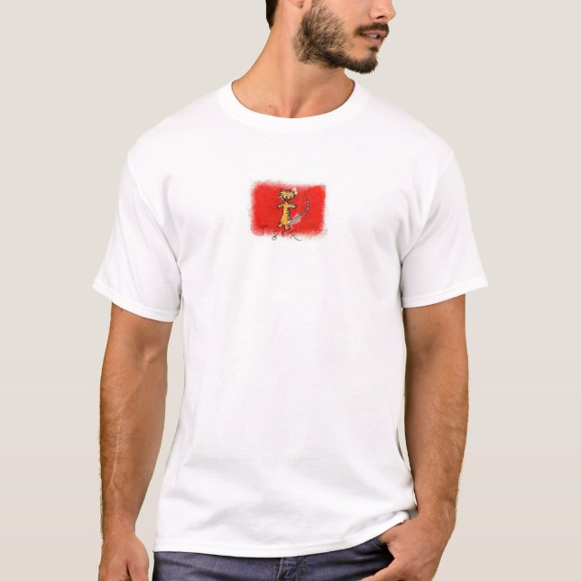 Camiseta Tigre - sinal chinês (Frente)