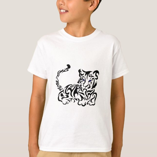 Camiseta Tigre Squirls (Frente)