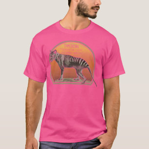 Camiseta Tigre Tasmânico Thylacine Wolf, Extinção Australia