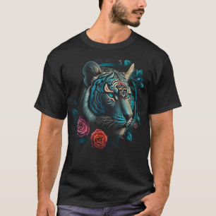 Camiseta Tigre Trabalho de arte do Ventilador do Ventilador