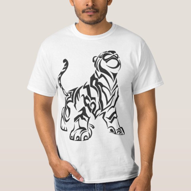 Camiseta tigre tribal (Frente)