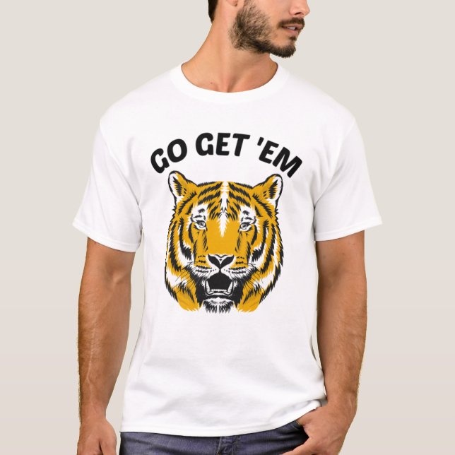 CAMISETA TIGRE VÁ PEGÁ-LOS (Frente)
