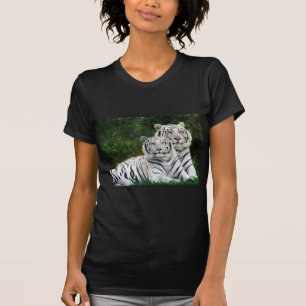 Camiseta Tigres brancos bonitos