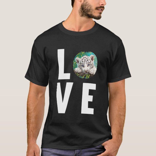 Camiseta Tigres Brancos Tigre Branco (Frente)