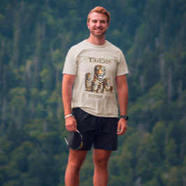 Camiseta Tigres da Camisa-Camisa