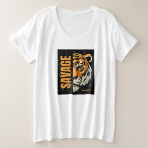 Camiseta TIGRES DE SALVAGUARDA .T-Shirt para a Bola de Pé e