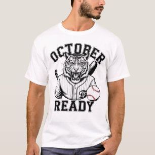 Camiseta Tigres prontos para outubro