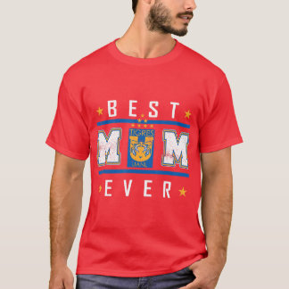 Camiseta Tigres UANL Melhor Feliz dia de as mães Da Mãe
