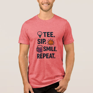 CAMISETA TII. SIP. SORRISO. REPITA. GOLF HUMOR
