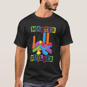 Camiseta Tijolos de Brinquedos do Master Builder Building B