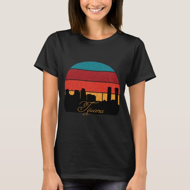 Camiseta Tijuana, Silhouette (Frente)