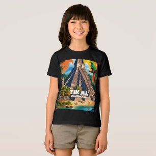 Camiseta Tikal do Poster vintage da Guatemala