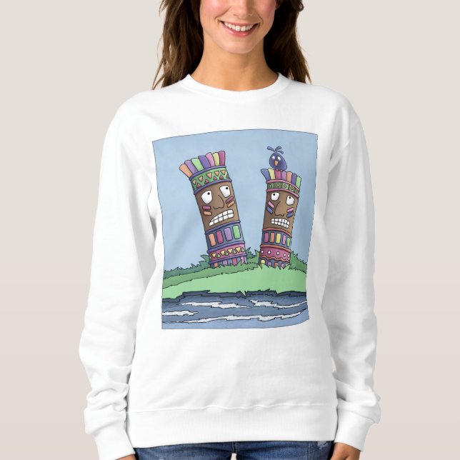 Camiseta Tiki Bird Plum (Frente)