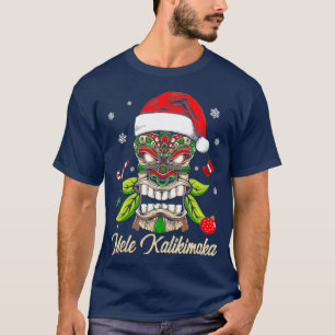 Camiseta Tiki Mele Kalikimaka Havaiano Feliz Natal