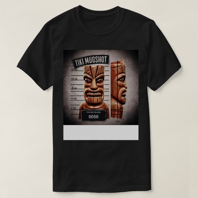 Camiseta Tiki Mugshots TShirt (Frente do Design)