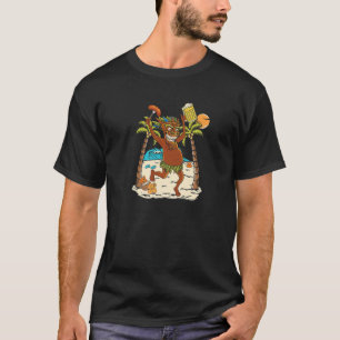Camiseta Tiki Style Hawaii Vacing Beach Island Summer Cru