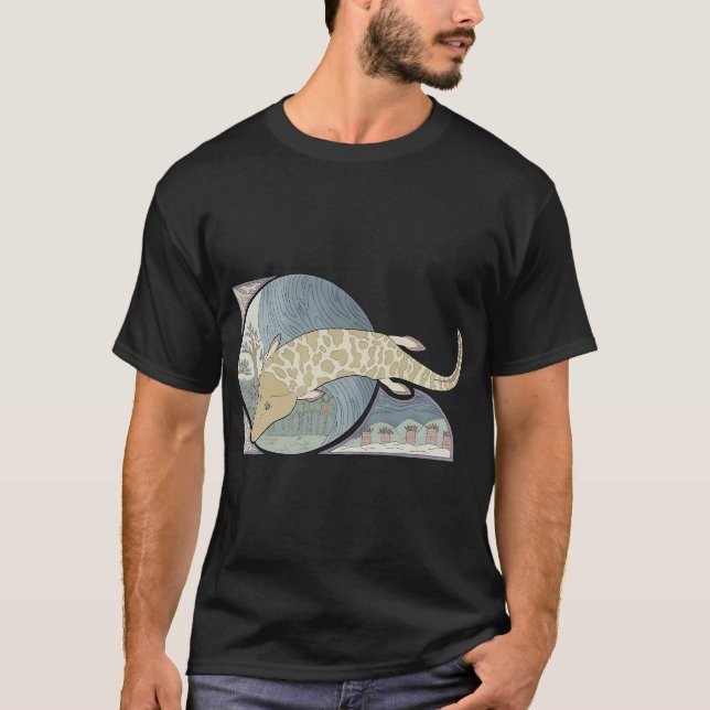 Camiseta Tiktaalik Art Nouveau (Frente)