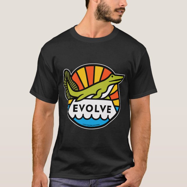 Camiseta Tiktaalik: Evoluir (Frente)