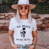 Til Death Do U Party Gift For Bridesmaids Gothic