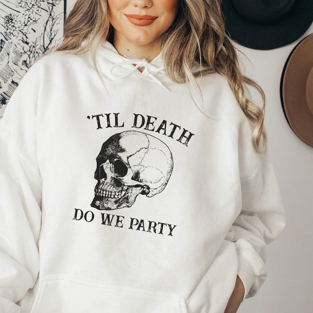 Camiseta Til Death Do U Party Gift For Bridesmaids Gothic (Criador carregado)
