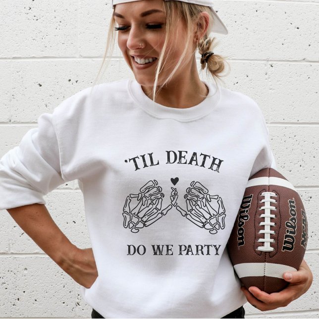 Camiseta Til Death Do U Party Gift For Bridesmaids Gothic (Criador carregado)