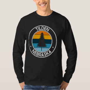 Camiseta Tilden Nebraska NE USA City Pride Retro Sunset