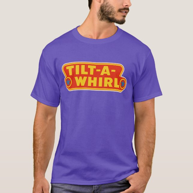 Camiseta TILT-A-WHIRL Retro carnaval estilo (Frente)
